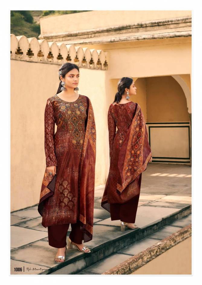 Levisha Surbhi Velvet Digital Printed Ethnic Wear Pashmina Latest Designer Collection